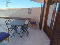 An Oasis of Relaxation, in a Dreamy Sea. Beautiful View of the Sea Mountain and Village