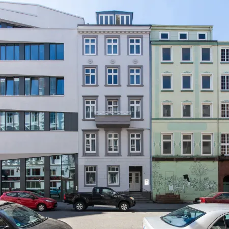 acora City Apart Living the City - Digital Access Отели рядом с достопримечательностью «Гамбургский военный мемориал»