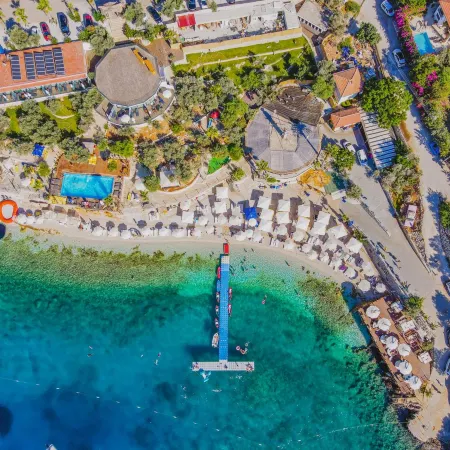 Kalkan Beach Park Hotel Отели рядом с достопримечательностью «Пляж Капуташ»