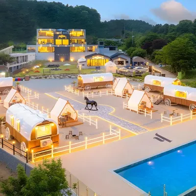 Gapyeong JH Poolvilla & Glamping Hotels near Interactive Art Museum