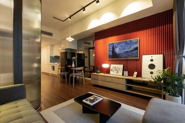 Frame Art Apartment Gateway with Pool, Gym&Sauna_5