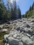 Canyon Falls Cabin.A cozy riverfront cabin located on Canyon Creek