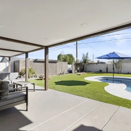 Modern Farmhouse Resort with Private Pool in the heart of Tempe.  Dog Friendly!