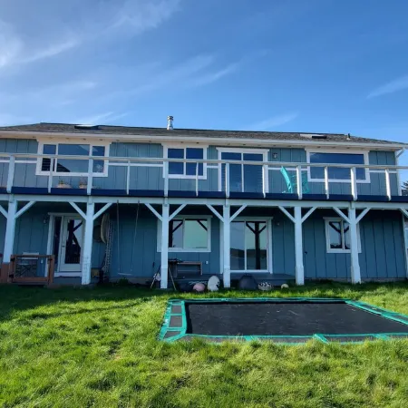 Ocean view modern guest suite with private beach access
