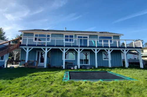 Ocean view modern guest suite with private beach access