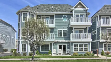 Downtown Traverse City condo with view of West  Bay.
