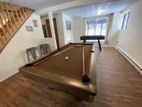 Quite Family Ski Cabin w/ Bonus BR. Wet Bar, Pool Table and Foosball Table