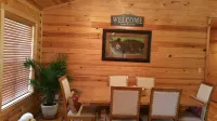 Beautiful cabin style home backing up on the White River!