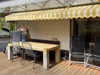 Riesige Terrasse mit Aussicht auf die Barbara Kapelle mit Großer Wohnung