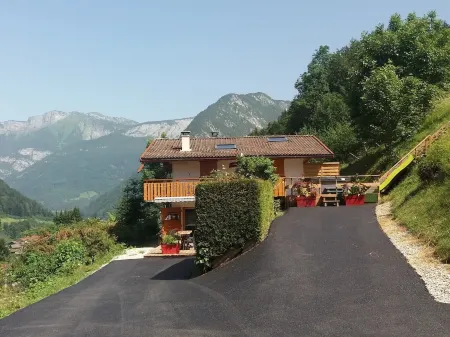 Chalet Lac Annecy spa wifi parking panoramic mountain view domaine du fraizier