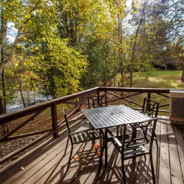 Secluded cabin on Pine River