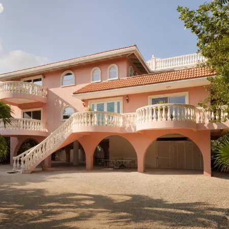 “RENOVATED Gorgeous House with ocean views from balconies, with Hot Tub & Pool”