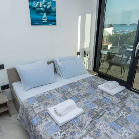 Luxury Villa with Private Pool, Great Sea View, Near the Beach Hotels in Pakoštane