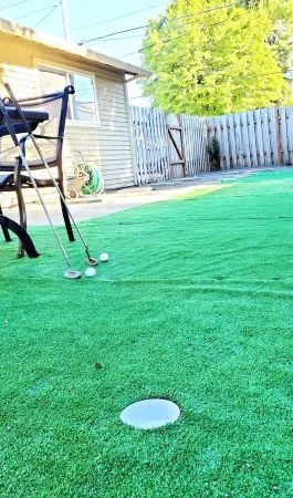 Duplex with Backyard and Putting Green