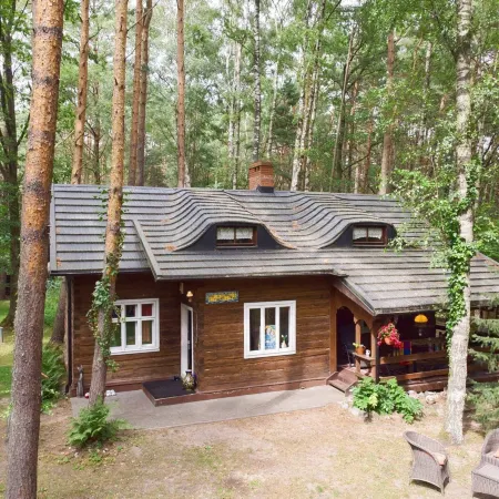 Wooden House in Debki Near Baltic Sea Beach
