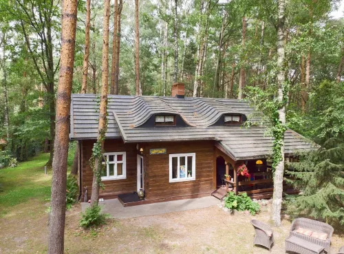 Wooden House in Debki Near Baltic Sea Beach