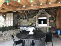 Single-storey house 125 m² facing the sea, patio with barbecue and garden.