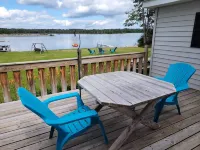Outdoor Paradise @ the "Lower Dam Lodge" Located on the St. Marys River