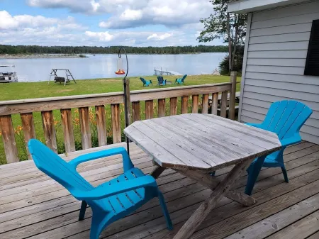 Outdoor Paradise @ the "Lower Dam Lodge" Located on the St. Marys River