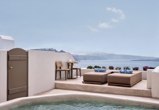 산토리니 호텔 전경