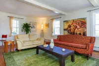 Coastal Farmhouse at Ninigret Pond. Blocks to the beach.  Sleeps 4 to 12 people