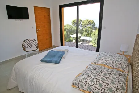 Villa panoramic sea view/heated pool/tennis