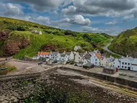 Cosy fisherman's cottage on the Pennan seafront.