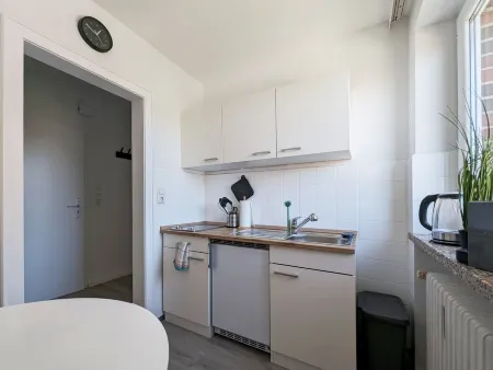 Modern apartment in the center with parking space - Hermannliving 12 Отели в г. Шнефердинген