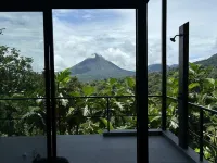 Lodge With Volcano and Lake Arenal Magnificent Views in the Tropical Forest.