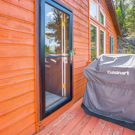 Deck & Views: Pet-friendly Cabin in Jefferson!
