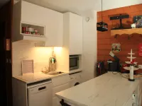 Apartment in Châtel near Linga Cable Car - Balkon