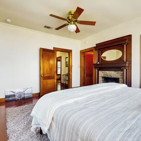 Walkable 1900s Home w/ Porch in Downtown Buda Hotels in Buda