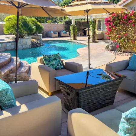 Indian Wells Oasis w/ Pool: Walk to Tennis Garden!