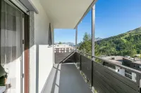 Studio Blue Petit with Mountain Balcony Views - Happy Rentals - Mountain view