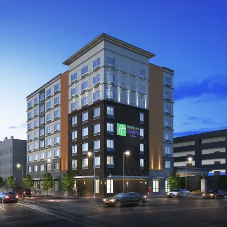 Holiday Inn Express & Suites Louisville Downtown Отели рядом с достопримечательностью «Мохаммед Али-центр»