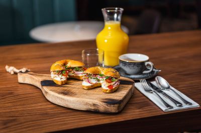 料理 プラハ マリオット ホテルの写真