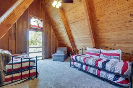 Lakefront A-Frame Cabin with Community Perks