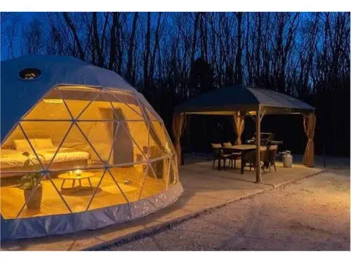 Japanese modern glamping NAGOMI CAMP Nasu - bar