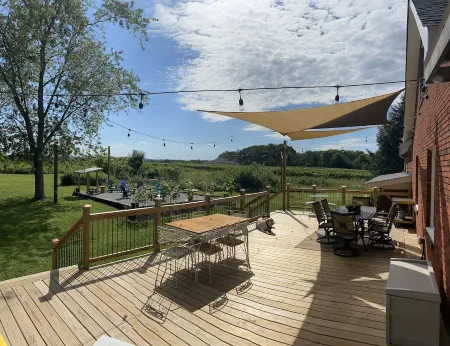 Great location to enjoy winery hopping, and close to the Spire Institute!