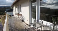 Fantastic view of the Rhine, high altitude of the Rhine above Bacharach, up to 6 people