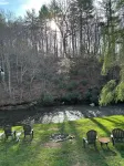 Cozy creek side cabin.  Pet Friendly.   Single Story, with ramp at entry