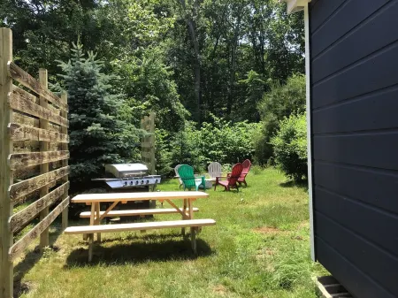 Down the road from Bayview Beach on Ferry Rd! Bright, and newly furnished 2 BR.