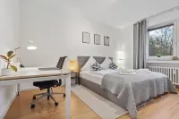 Moderne 3 Zimmer-wohnung 68m² Parken Vollausgestattet 杜伊斯堡市北景觀公園附近的飯店