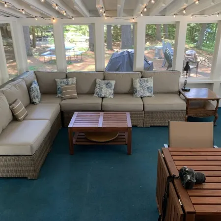 Waterfront camp on quiet part of Lake Winnisquam, dog-friendly, w/dock