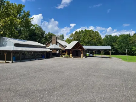 7. gorgeous creekfront lodge
