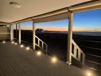 Stunning beachfront view ,