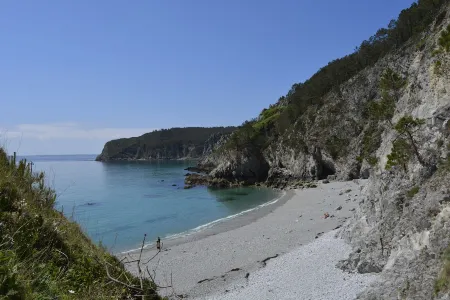 Sea View, 3 Rooms with Terrace, 200m MORGAT Beach