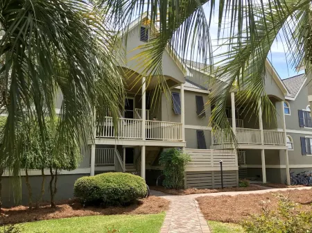 Tranquil tidal marsh setting