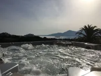 villa terrace pool sauna spa Hotels in Calvi