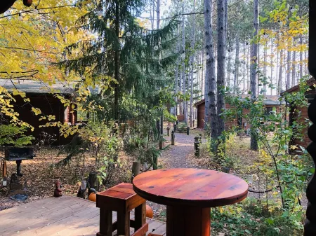 Fancy Fireflies - Charming studio cabin amidst the trees right on Lake Hayward!